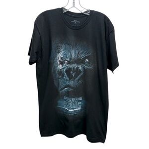 Universal Studios Black Skull Island Reign of‎ Kong King Kong T-Shirt Tee L